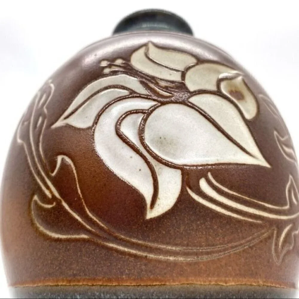 Vintage Pottery Craft Floral Vase